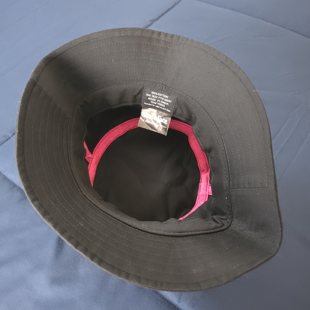 Hot Topic Black Bucket Hat with Neon Pink & Green Ghostface Graphic - Picture 4 of 4